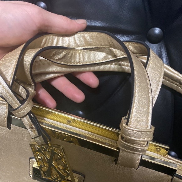 Christian Lacroix Gold And Black Bag shoulder Purse Tote Bag - Picture 4 of 17